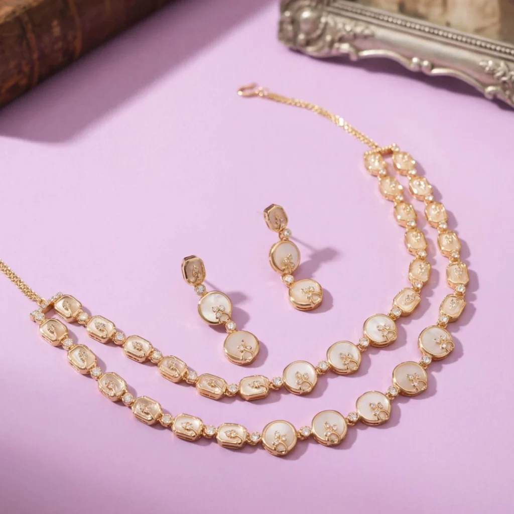 9 Navratri Necklace Sets by Gossip by Senco Gold and Diamonds