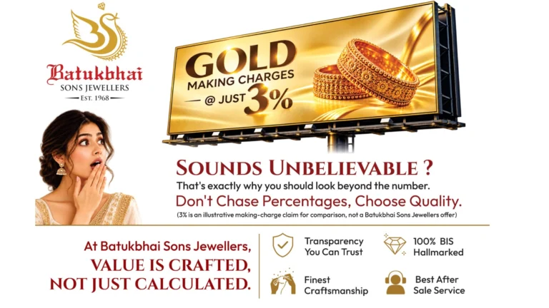 Batukbhai Sons Jewellers Takes a Quality-First Approach with Innovative Festive Campaign Batukbhai Sons Jewellers Takes a Quality-First Approach with Innovative Festive Campaign