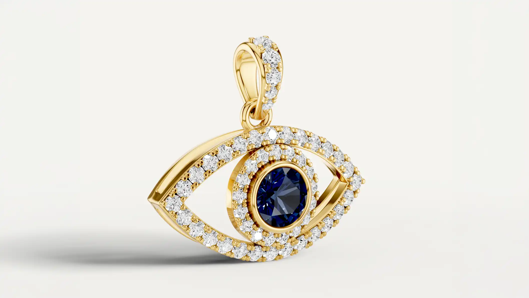 DAIMANTÉ Karva Chauth Jewellery: Meaningful Lab-Grown Diamond Pendants