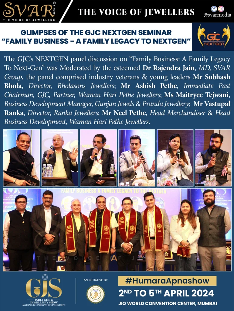 GJC NEXTGEN Panel on Family Business - A Family Legacy To Next-Gen 