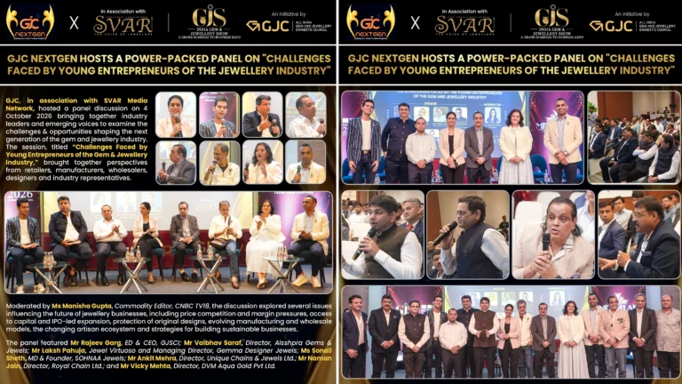 GJC NextGen Hosts Power-Packed Panel on Challenges Faced by Young Entrepreneurs in Jewellery Industry