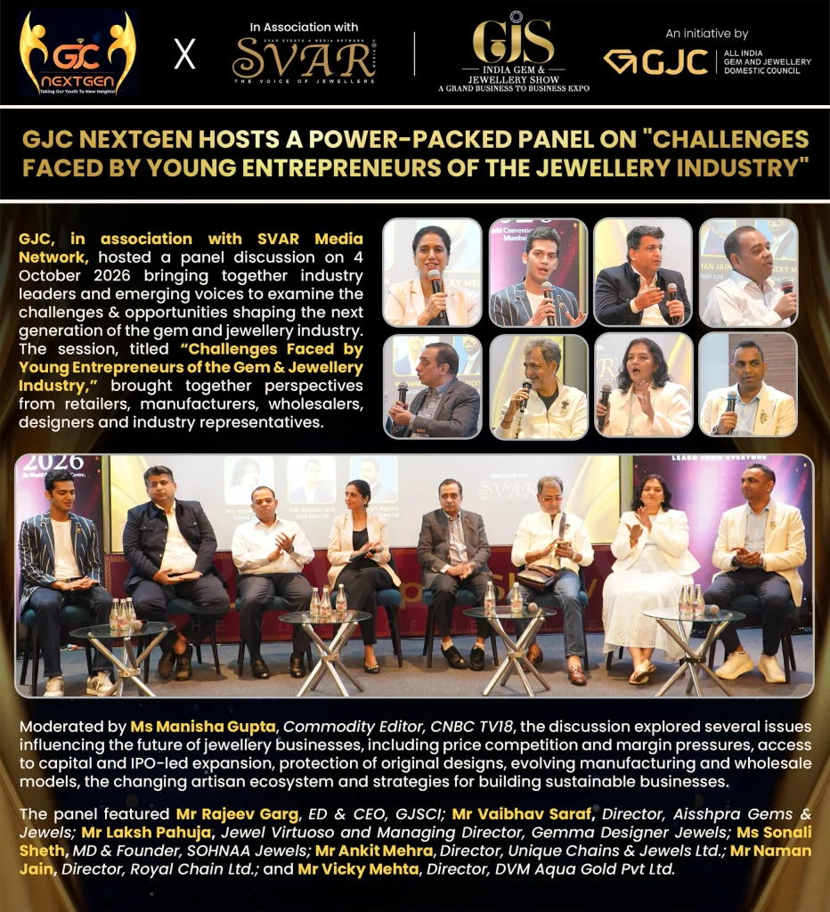 GJC NextGen Hosts Power-Packed Panel on Challenges Faced by Young Entrepreneurs in Jewellery Industry