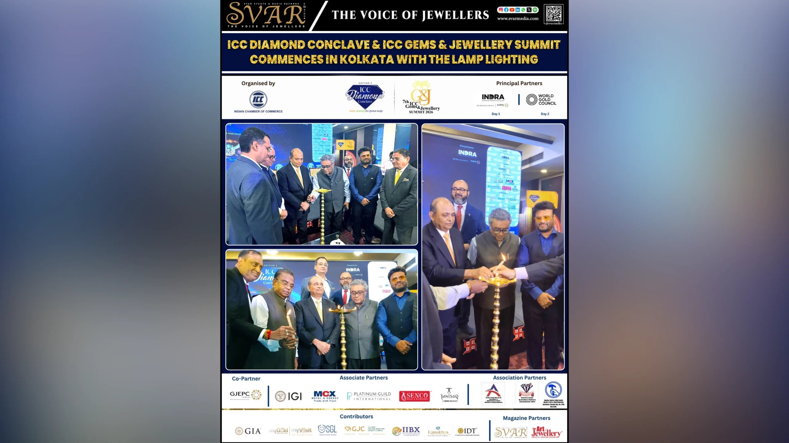 ICC Diamond Conclave and 7th ICC Gems and Jewellery Summit 2026 Begins in Kolkata