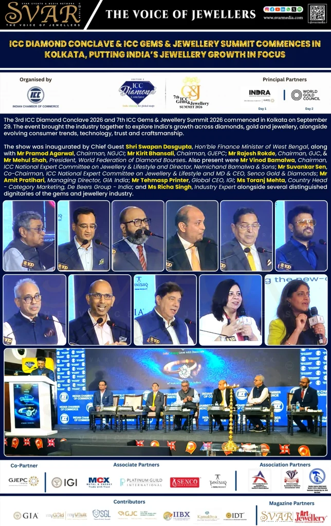ICC Diamond Conclave and ICC Gems and Jewellery Summit 2026 Commence in Kolkata
