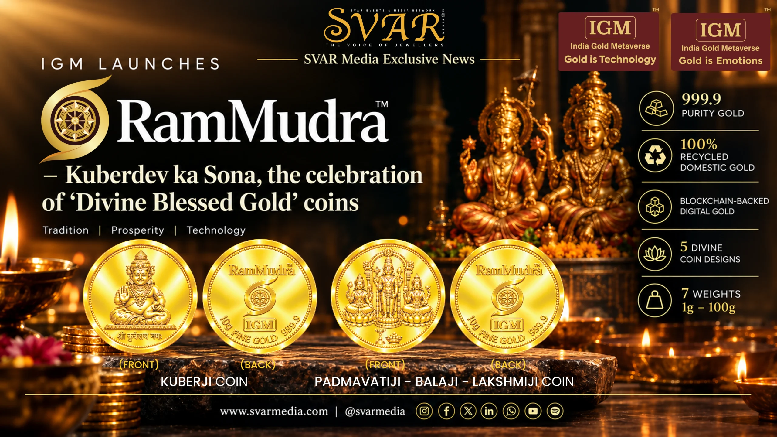 IGM Launches RamMudra: Kuberdev Ka Sona – Divine Blessed Gold Coins