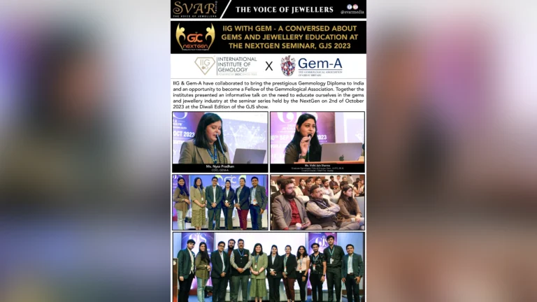 IIG and Gem-A Discuss Gems and Jewellery Education at NextGen Seminar, GJS 2023