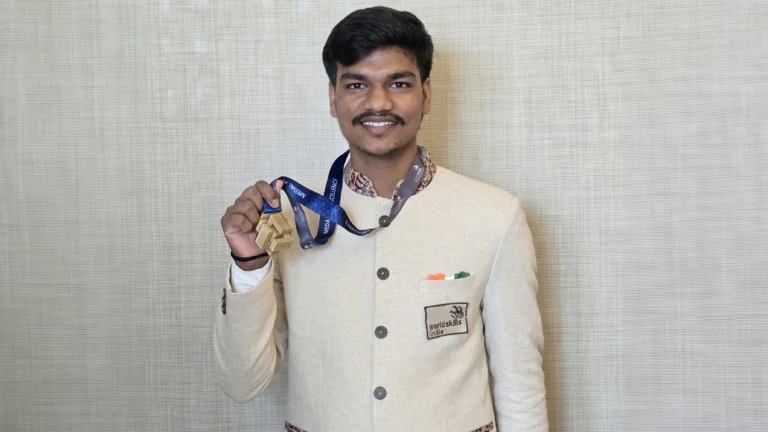 Joy Das Wins Medal of Excellence for India at WorldSkills Shanghai 2026