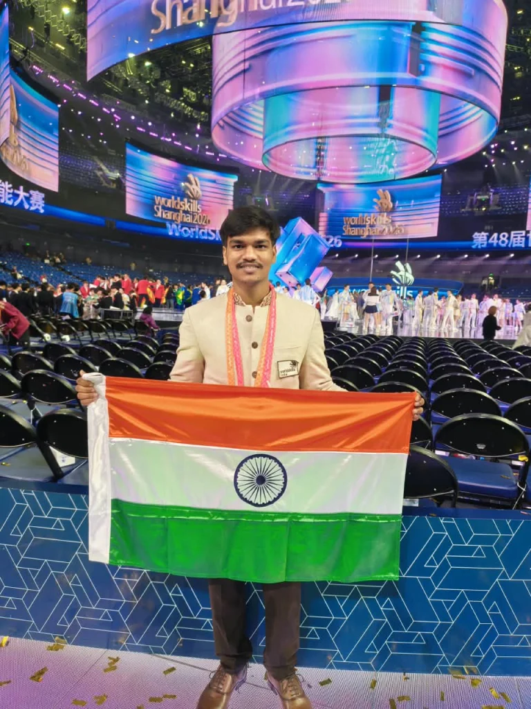 Joy Das Wins Medal of Excellence for India at WorldSkills Shanghai 2026