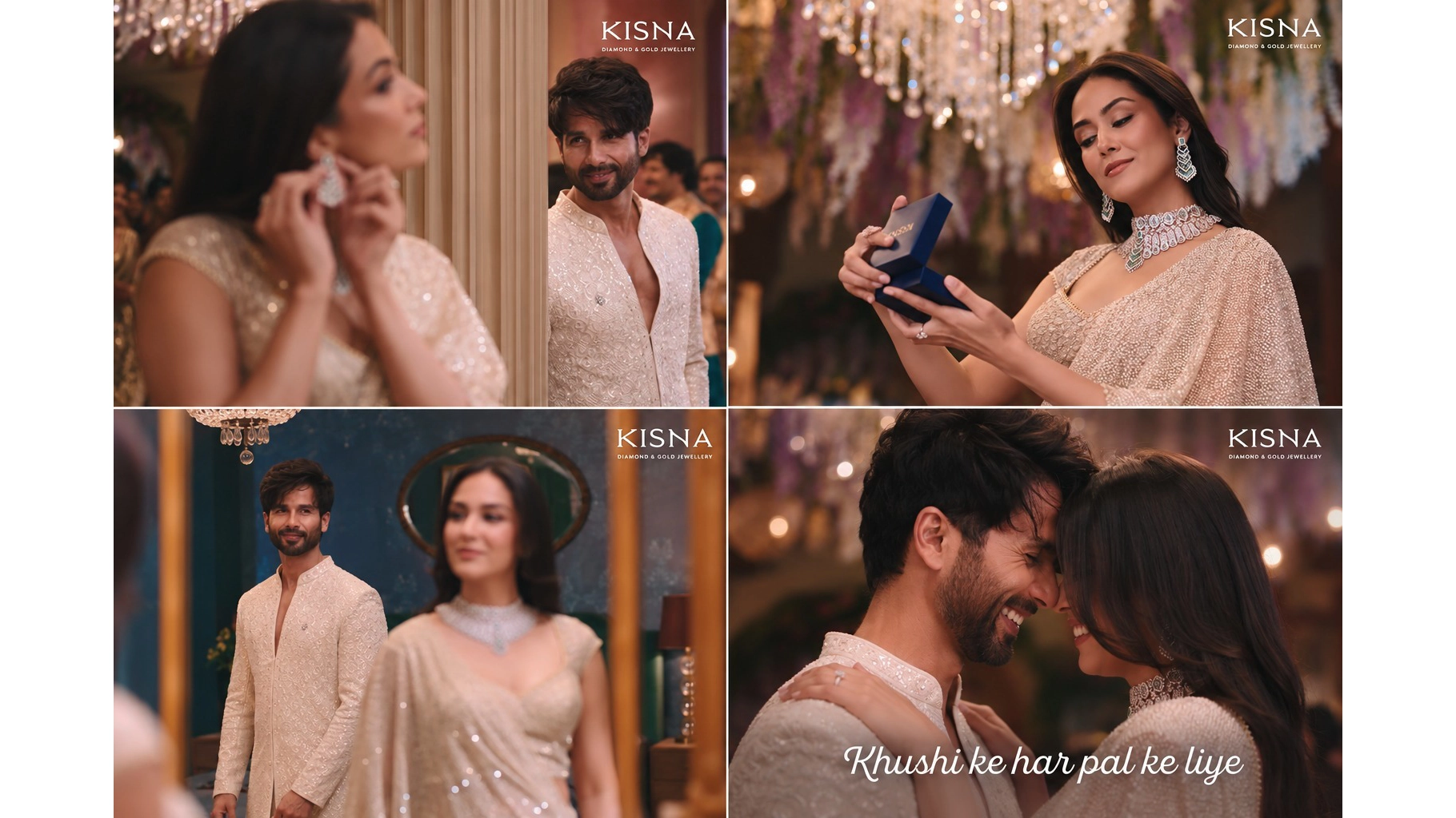 KISNA Revives ‘Woh Kisna Hai’ with Shahid and Mira for Festive Campaign