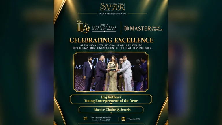 Master Chains and Jewels’ Raj Kothari Wins Young Entrepreneur of the Year at IIJA 2026
