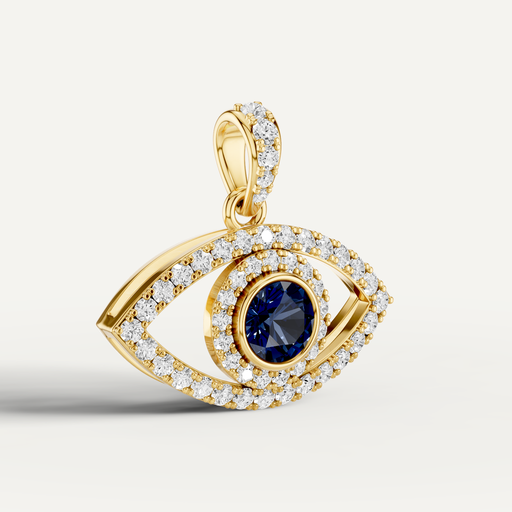 DAIMANTÉ Karva Chauth Jewellery: Meaningful Lab-Grown Diamond Pendants
