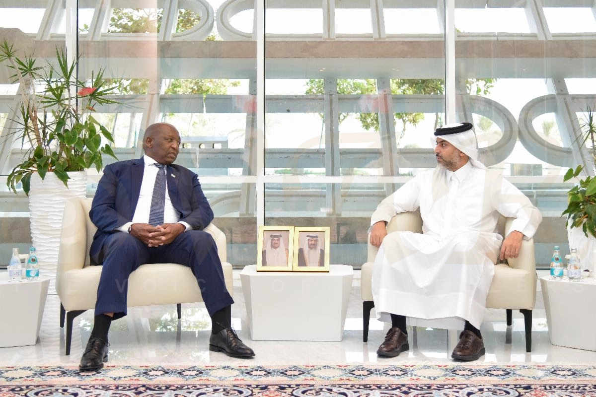 Qatar Diamond Exchange Chairman Welcomes Prime Minister of Lesotho to Strengthen International Diamond Trade Relations