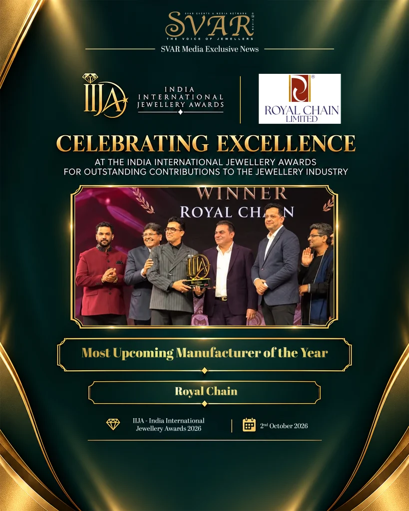 Royal Chain Wins Most Upcoming Manufacturer of the Year at IIJA 2026