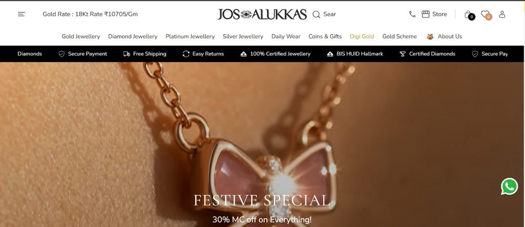 Jos Alukkas Launches New Website for Seamless Online Jewellery Shopping