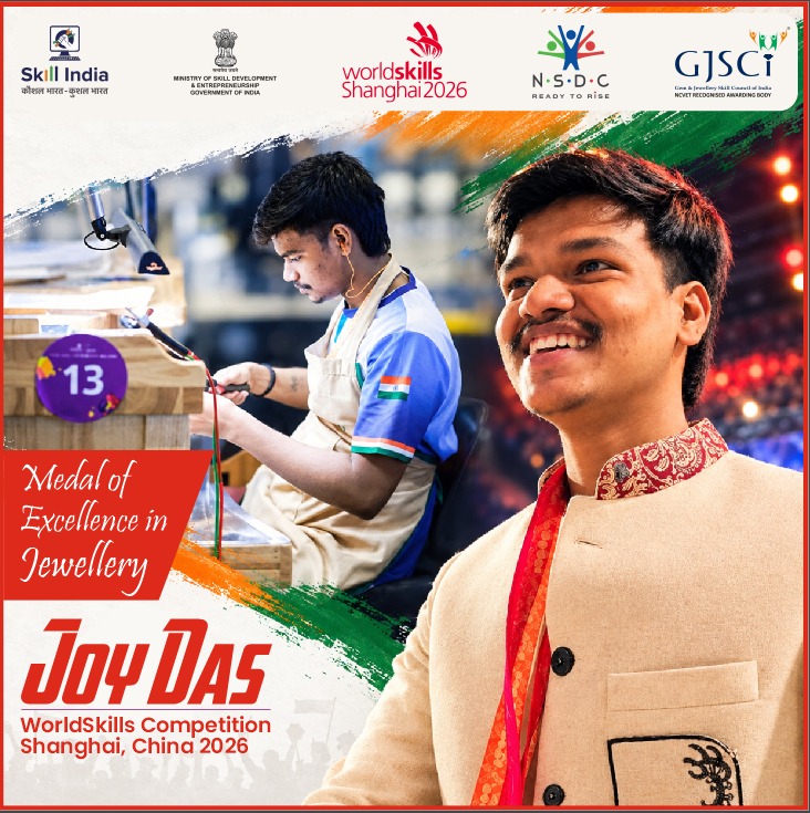 Joy Das Wins Medal of Excellence for India at WorldSkills Shanghai 2026