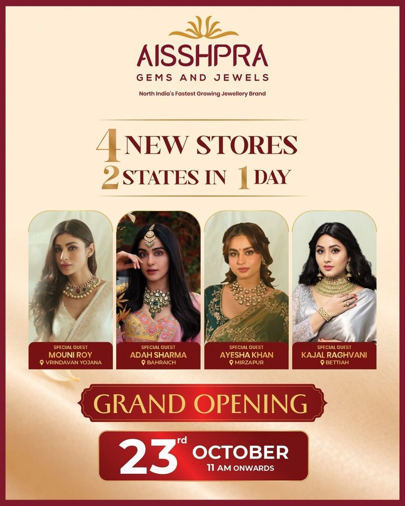 Aisshpra Gems and Jewels Opens Four New Stores Across Two States